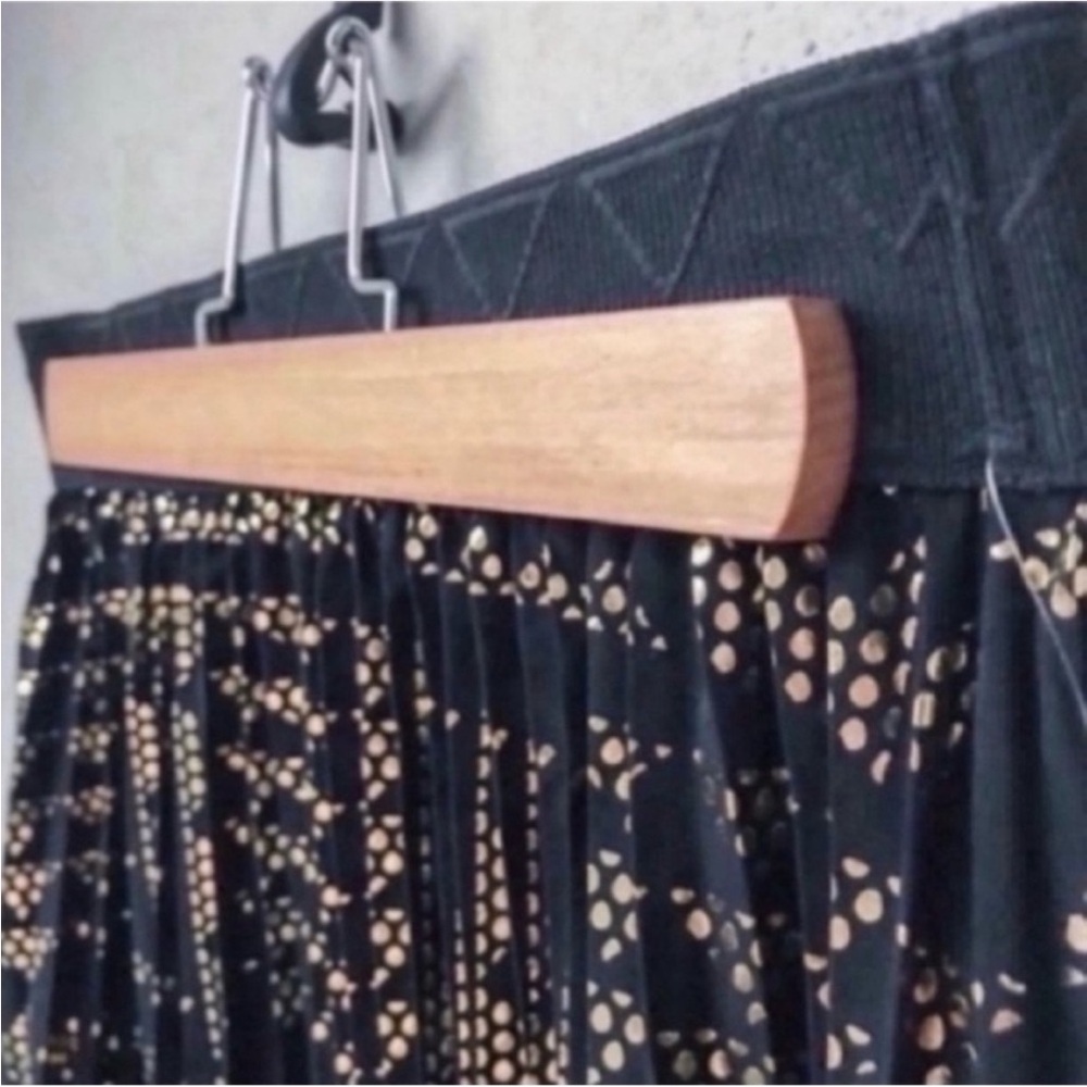 LuLaRoe Elegant Jill Skirt Black Gold Metallic
